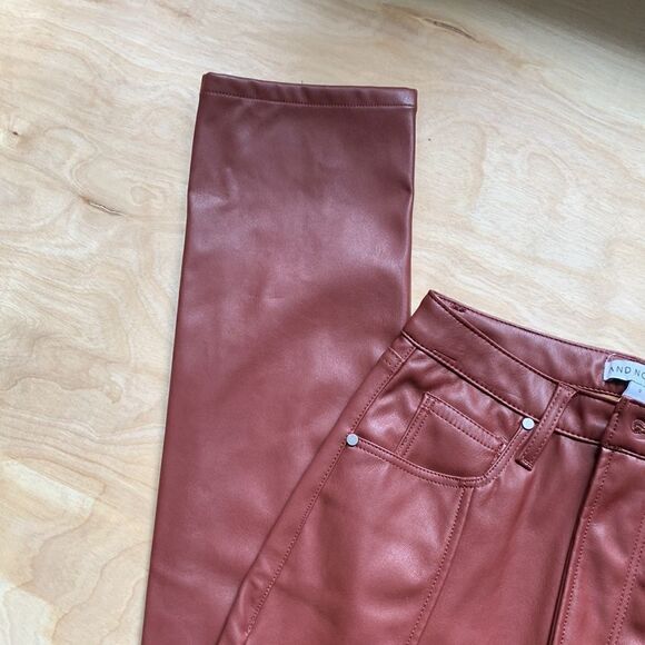 And Now This Faux Leather Pants - Picture 3 of 6